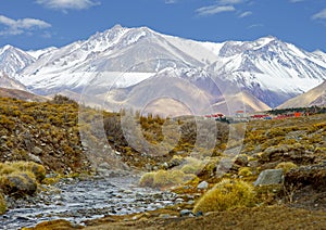Las LeÃÂ±as is one of the largest Andean ski resorts in Argentina photo