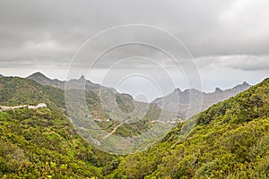Las Montanas de Anaga with Green Mountains photo