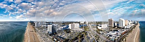 Las Olas Beach aerial view, Fort Lauderdale - Florida