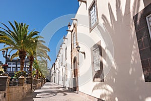 Las Palmas de Gran Canaria, Spain. Urban landscape, colonial houses in Vegueta.