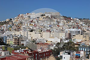 Las Palmas, Gran Canaria, from the Cathedral of the Canary Islands