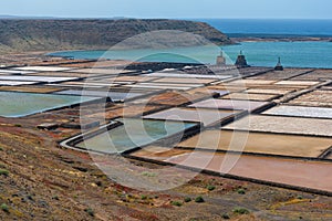 Las Salinas de Janubio, Lanzarote, Spain