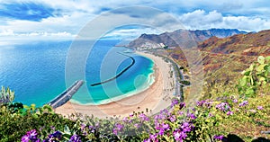 Las teresitas beach, Tenerife, Canary Islands, Spain photo