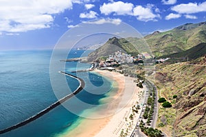 Las Teresitas Beach Tenerife Island Spain