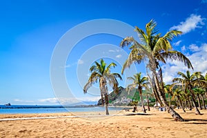 Las Teresitas, Tenerife,Canary islands,Spain: Las Teresitas beach