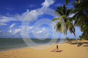 Las Terrenas beach, Samana peninsula photo