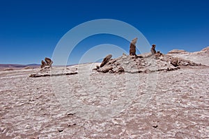 Las Tres Marias stone formation in Chile / Atacama desert