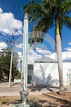 LAS TUNAS, CUBA - JAN 27, 2016: Monumento a Alfabetizacion Monument of the literacy in Las Tun