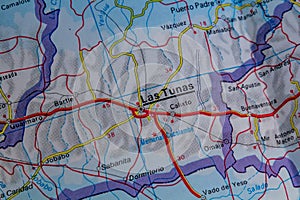 Las Tunas, Cuba, on a road m