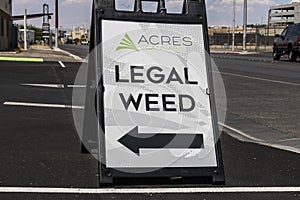 Las Vegas - Circa July 2017: Acres Cannabis Marijuana Store Dispensary. As of 2017, Recreational Pot is legal in Nevada VI