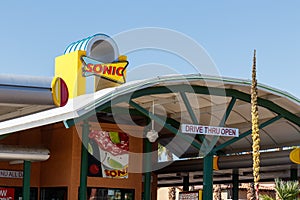Sonic Drive-In Fast Food Location. Sonic is a Drive-In Restaurant Chain I