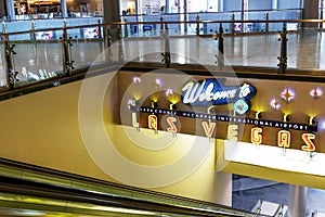 Interior of Terminal D at McCarran International Airport