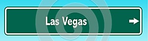 Las Vegas Road Sign