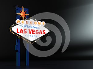 Las Vegas Sign with Room for Type