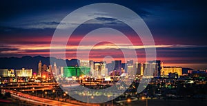 Las Vegas Skyline at Dusk