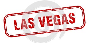 Las Vegas stamp. Las Vegas grunge isolated sign.