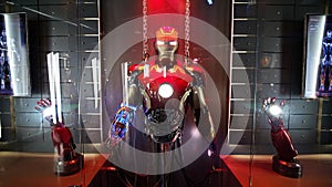 Iron man Head model at the Avengers experience