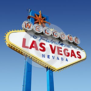 Las Vegas welcome sign.