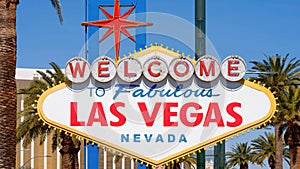 Las Vegas Welcome sign is a famous landmark