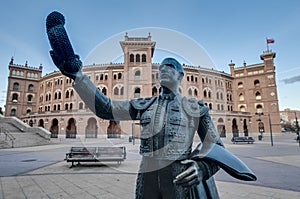 Las Ventas Bullring in Madrid, Spain.