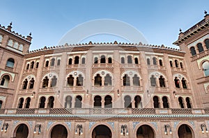 Las Ventas Bullring in Madrid, Spain.