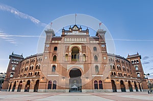 Las Ventas Bullring in Madrid, Spain.