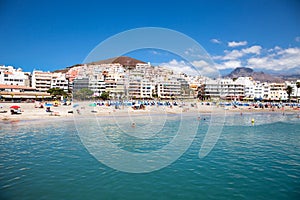 Las Vistas s beach,Tenerife, Spain.