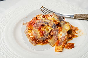 Lasagna portion