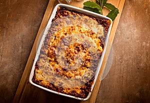 lasagna with ragout italian recipe