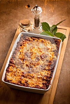 lasagna with ragout italian recipe