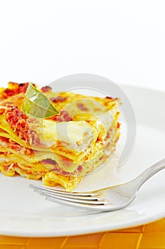 Lasagne, a classic Italian pasta casserole dish