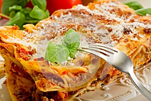 Lasagne with ragu