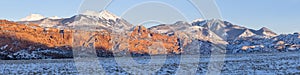 LaSal Mountains Winter Panorama photo