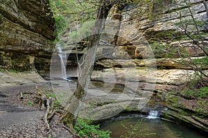 LaSalle Canyon Waterfall Starved Rock State Park Illinois