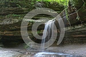 Lasalle waterfall at Starved Rock, USA