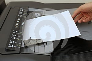 Laser copier machine photo