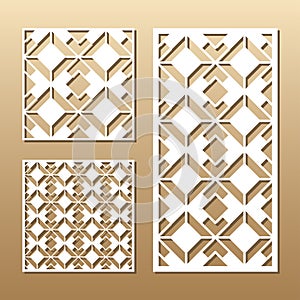 Laser cut panel