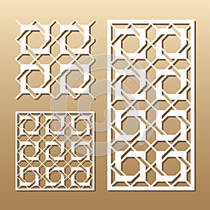 Laser cut panel