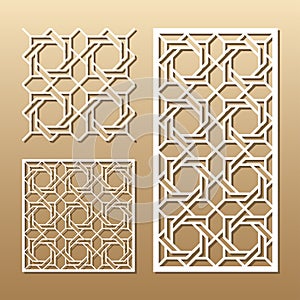 Laser cut panel