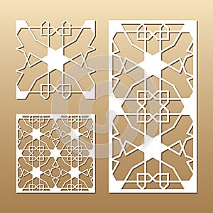 Laser cut vector panel