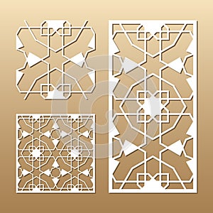 Laser cut vector panel