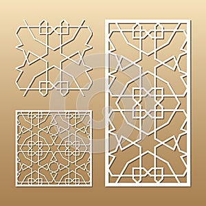 Laser cut vector panel