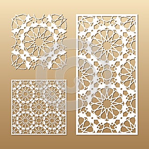 Laser cut vector panel