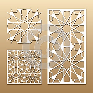 Laser cut vector panel