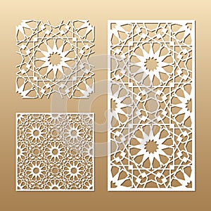 Laser cut vector panel