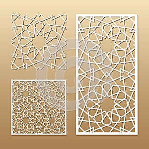 Laser cut vector panel