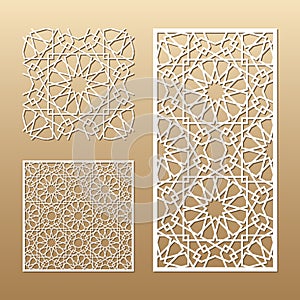 Laser cut vector panel