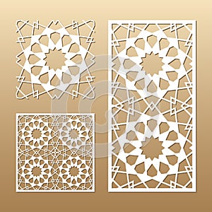 Laser cut vector panel