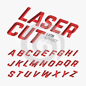 Laser cutted letters