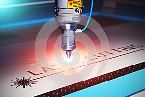 Laser cutting technology photo